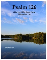 Psalm 126 SATB choral sheet music cover Thumbnail